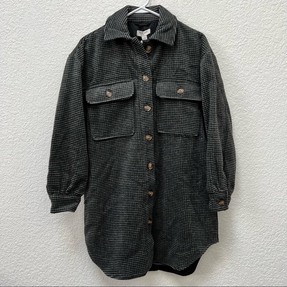 Rachel Comey x Target • Women's Checkered Oversized Shirt Jacket Dark Gray - Picture 7 of 12